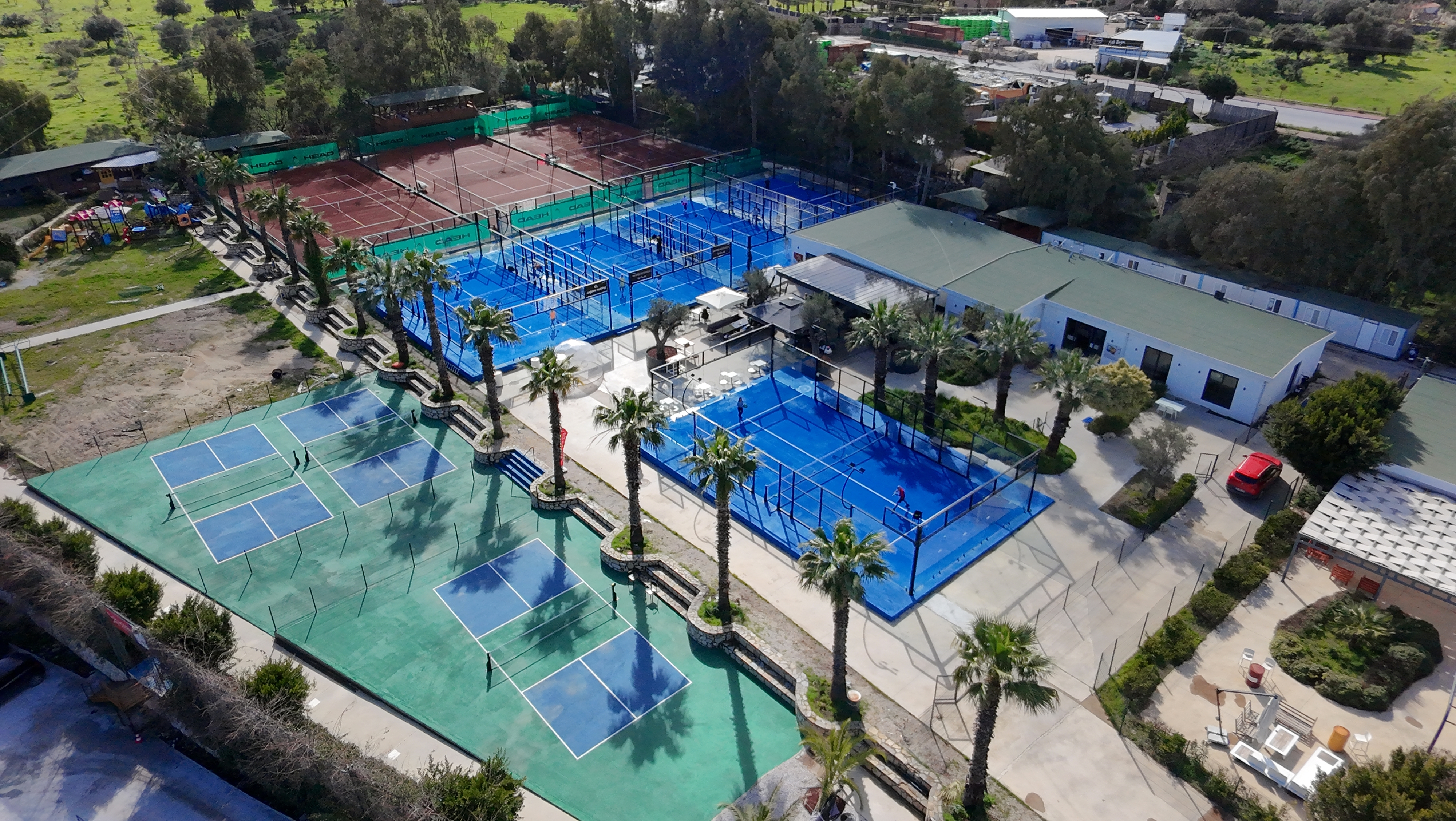 Modern Bodrum Tesis Havadan