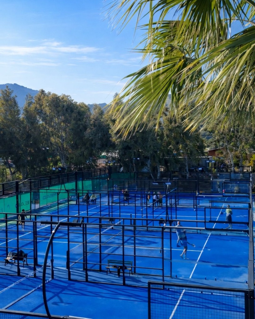 Modern Bodrum Padel Kortları Panorama